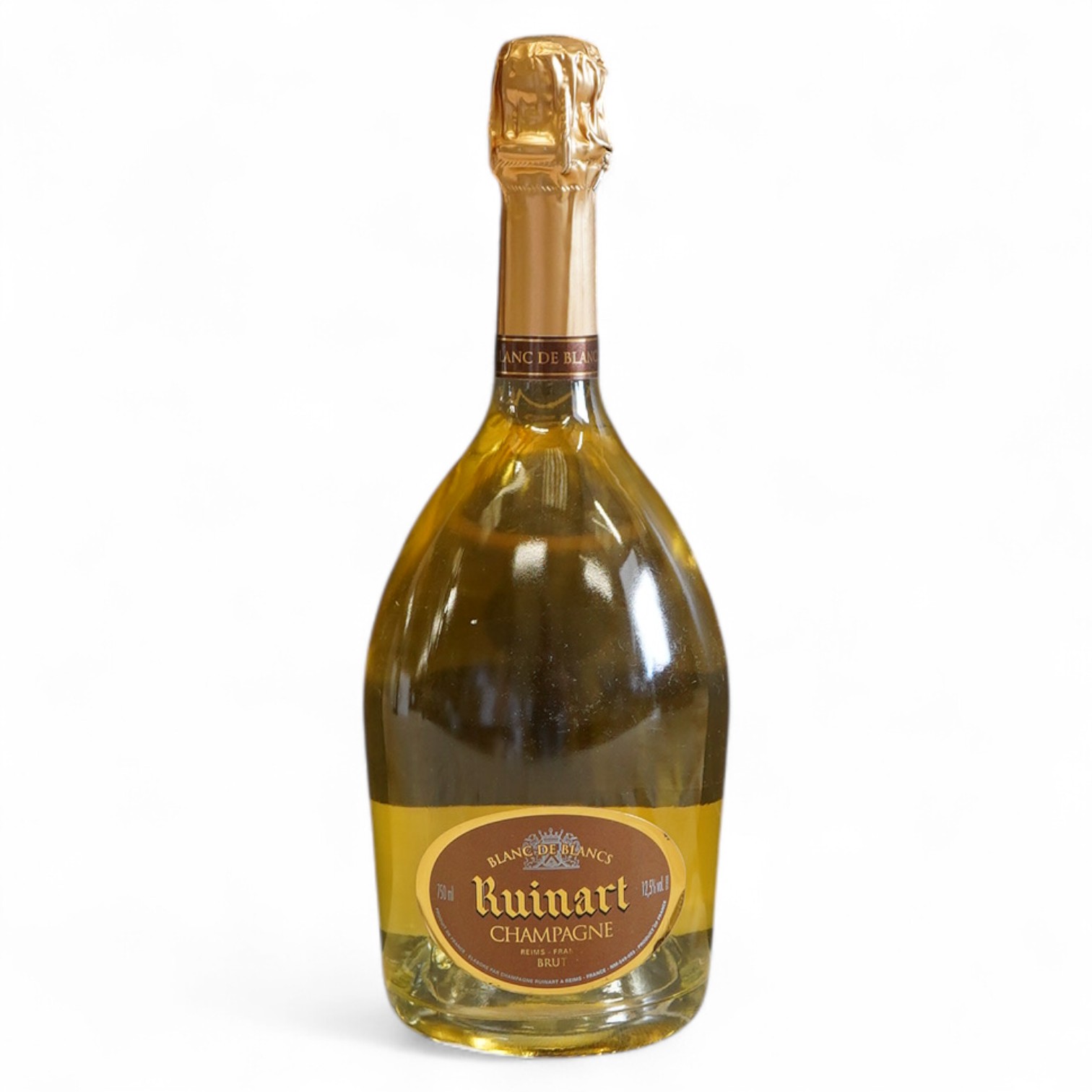 Seven bottles of Ruinart Brut Champagne